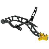 Bremshebel Gold für Simson S51/S50/S70 - Schwarz, pulverbeschichtet