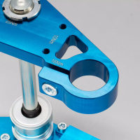 CNC Gabelbrücke mit Teilegutachten Blau