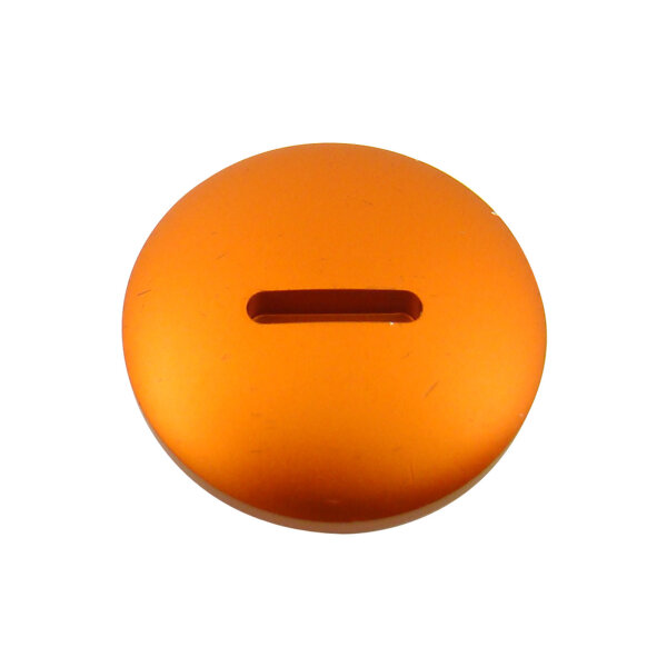 Verschlussschraube ORANGE Aluminium eloxiert (Getriebedeckel), mit O-Ring