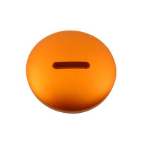 Verschlussschraube ORANGE Aluminium eloxiert...