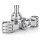 PZ-Tuning CNC Gabelbrücke Version 2025 | Silber | inkl. Teilegutachten für Simson S51, S70, S70 , S53, S83