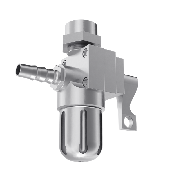 CNC Benzinhahn Alu Natur