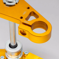 CNC Gabelbrücke mit Teilegutachten Gold