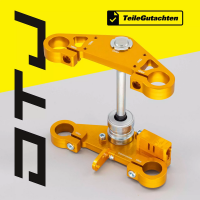 CNC Gabelbrücke mit Teilegutachten Gold