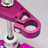 CNC Gabelbrücke mit Teilegutachten Lila