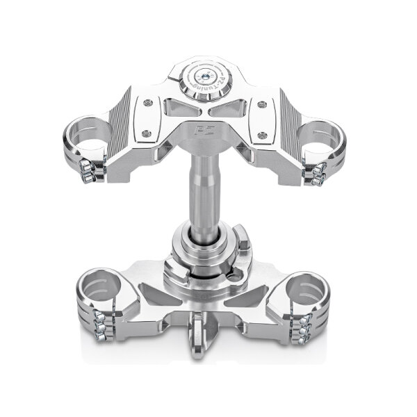 PZ-Tuning CNC Gabelbrücke Version 2025 | Silber | inkl. Teilegutachten für Simson S51, S70, S70 , S53, S83