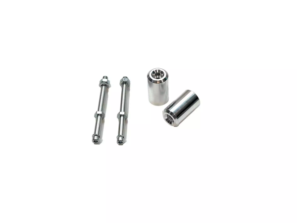 CNC Sturzpads Alu Natur