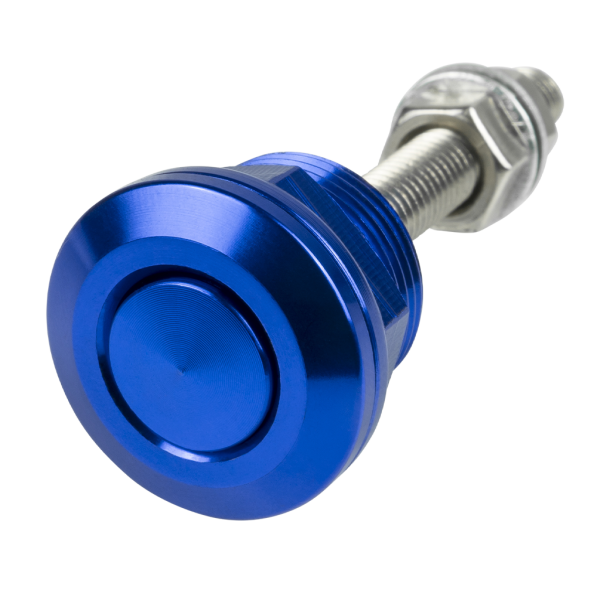 Schnellwechselsystem für Simson Seitendeckel Eloxiert Blau