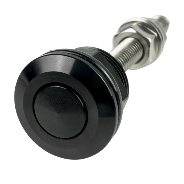 Schnellwechselsystem für Simson Seitendeckel Eloxiert Schwarz