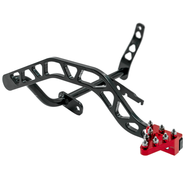 SH Bremshebel Rot Gen 3 oben liegend für Simson S51/S50/S70 - Schwarz, pulverbeschichtet