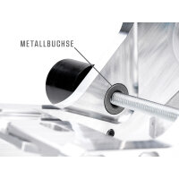 PZ CNC Motorhalter mit Kettenführung Simson S51 ALU...