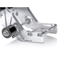 PZ CNC Motorhalter mit Kettenführung Simson S51 ALU Natur