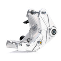 PZ CNC Motorhalter mit Kettenführung Simson S51 ALU Natur