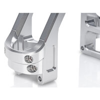 PZ-Tuning CNC Gabelversteifung mit Teilegutachten Silber für Simson S50, S51, S70, S53, S83