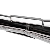 Rennauspuff 60-100ccm inkl. Endschalldämpfer Edelstahl poliert Motegra