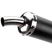 Rennauspuff 60-100ccm inkl. Endschalldämpfer Edelstahl Goldene Nähte Motegra