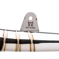 Rennauspuff 60-100ccm inkl. Endschalldämpfer Edelstahl Goldene Nähte Motegra