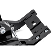 PZ CNC Motorhalter mit Kettenführung Simson S51 SCHWARZ