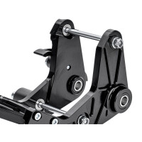 PZ CNC Motorhalter mit Kettenführung Simson S51 SCHWARZ