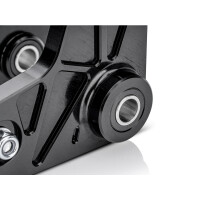 PZ CNC Motorhalter mit Kettenführung Simson S51 SCHWARZ