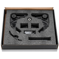 PZ CNC Motorhalter mit Kettenführung Simson S51 SCHWARZ