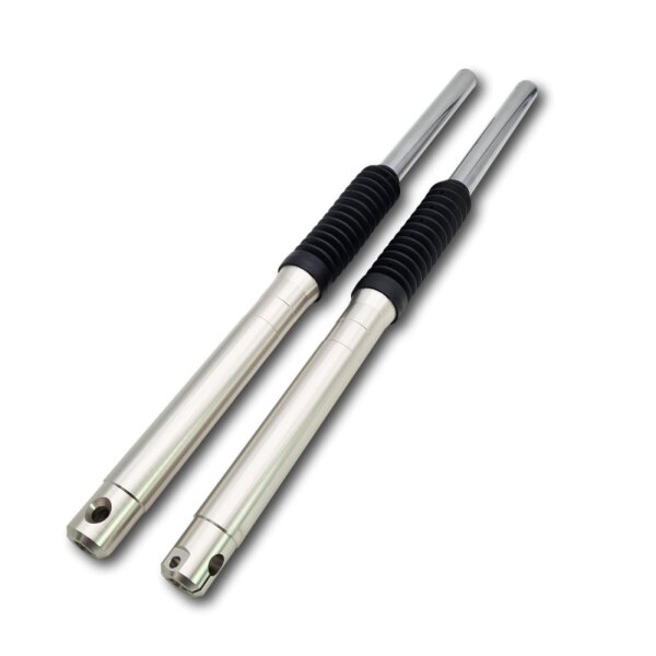 ZT-Tuning Set Telegabel für Trommelbremse S51, S70, S53 (kurze Variante) Silber