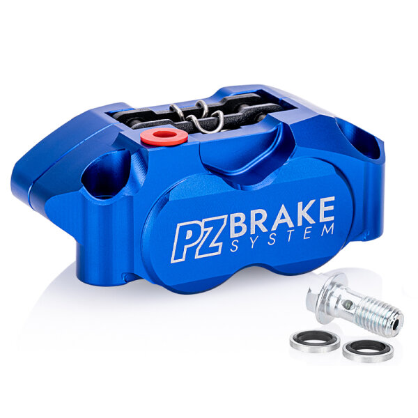 PZ-Tuning 4 Kolben CNC Bremssattel Blau inkl. Teilegutachten