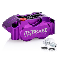 PZ-Tuning 4 Kolben CNC Bremssattel Lila inkl. Teilegutachten