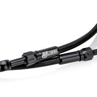 PZ-Tuning Stahlflexbremsleitung 880mm Schwarz f. Enduro o. Protaper Lenker