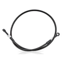 PZ-Tuning Stahlflexbremsleitung 880mm Silber f. Enduro o....