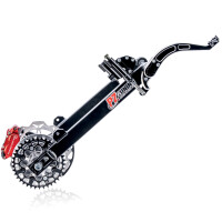 Scheibenbremse Umbaukit Hinten Nabe Schwarz inkl. Teilegutachten für Simson S50, S51, S70, S53, S83