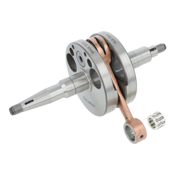 Sportkurbelwelle S110, Hub 50 + Pleuel 90 mm - obengeführt, f. Motor M500-700 - für 110 ccm-Umbau
