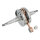 Sportkurbelwelle S110, Hub 50 + Pleuel 90 mm - obengeführt, f. Motor M500-700 - für 110 ccm-Umbau